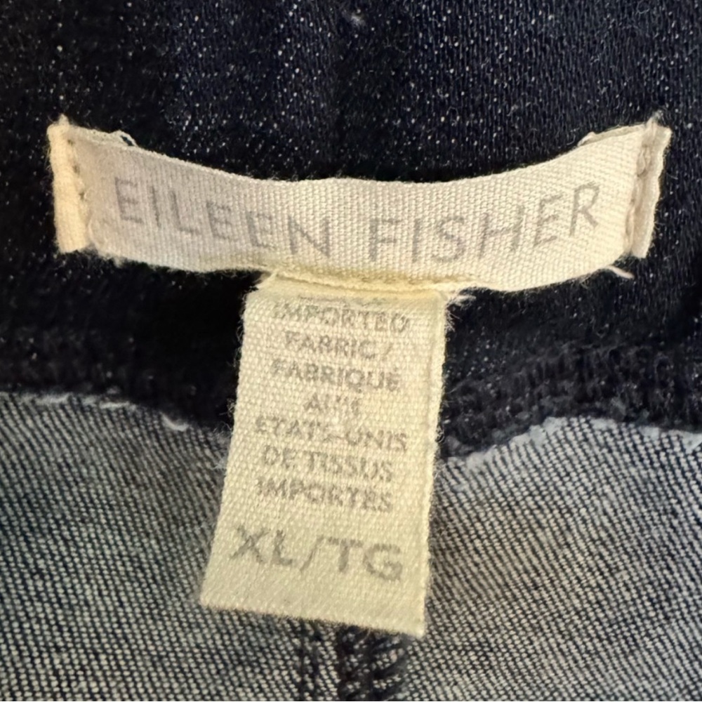 Eileen Fisher Stretch Jeans Organic Cotton Blue
Pull-On Minimalist Pants Denim - Picture 7 of 12